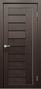 Товар Межкомнатная дверь Легенда Y-4 тон Грей Остекление Лакобель черное